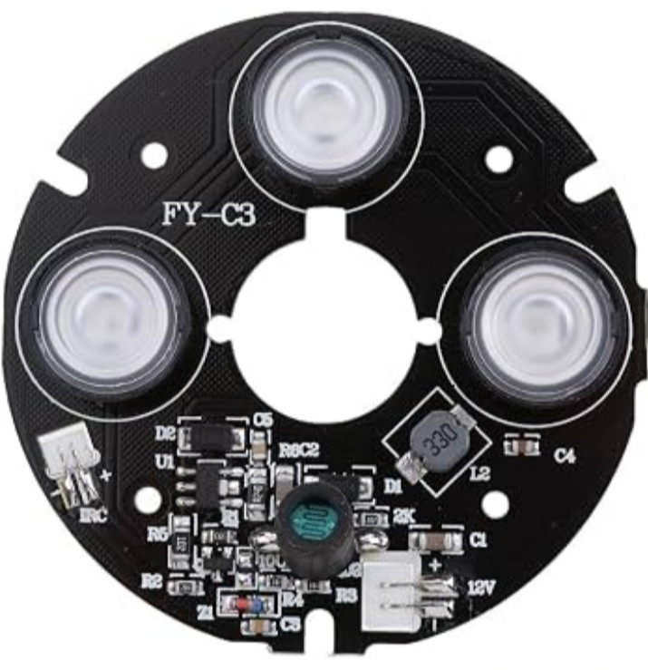 دوربین مدار بسته AHD وارم لایت ان آی کی مدل D21_F36_2MP