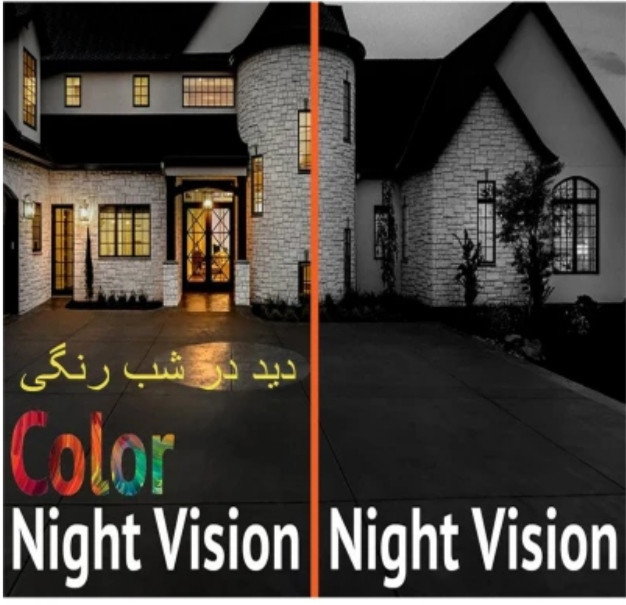 دوربین مدار بسته AHD وارم لایت ان آی کی مدل D21-2MP